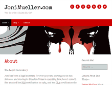 Tablet Screenshot of jonimueller.com